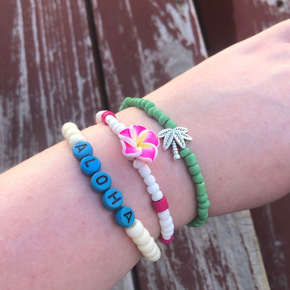 3 Aloha Bracelet set